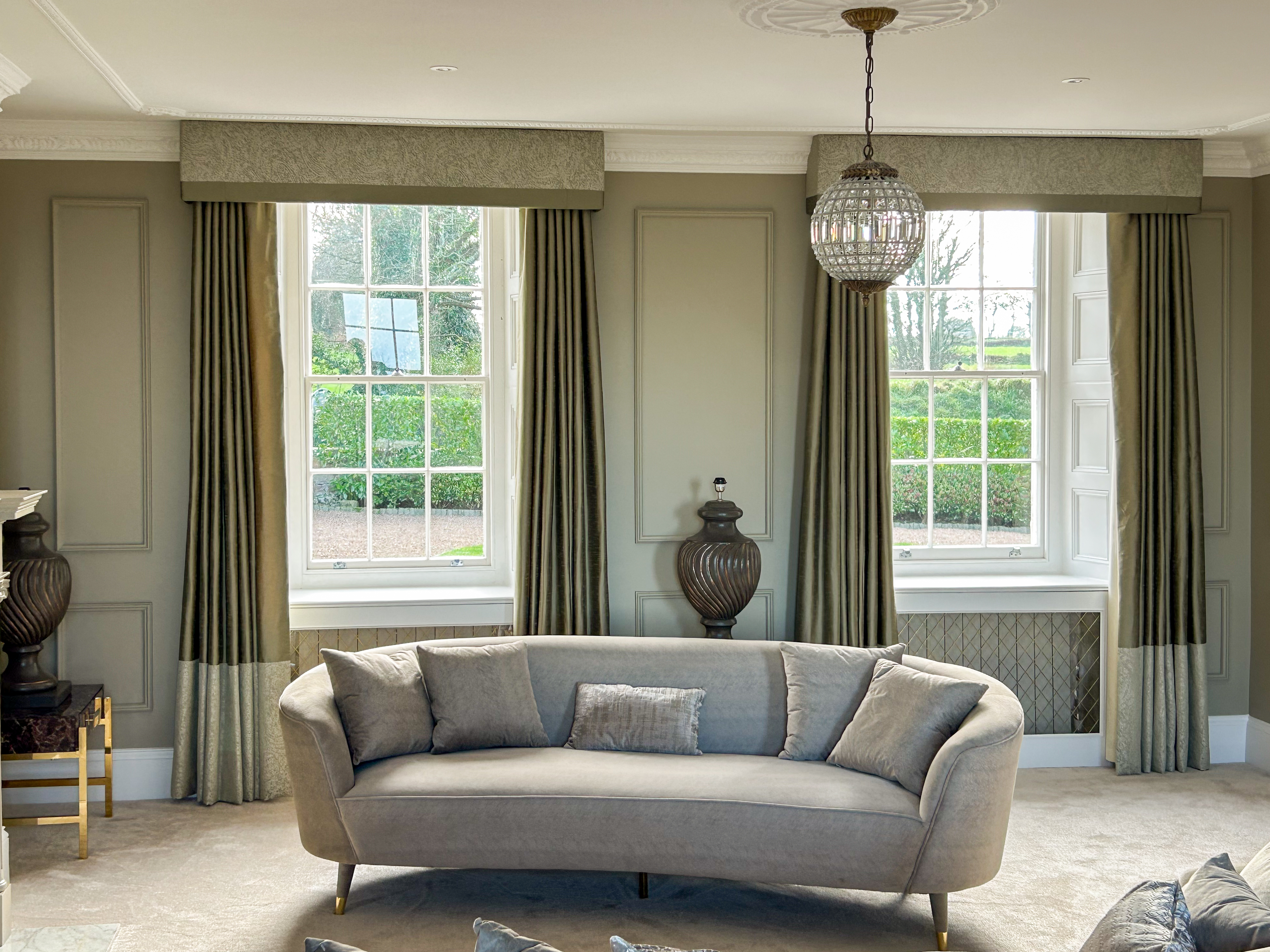 Period property interior with wall lining and spray finish by Flawless Decorators Jersey