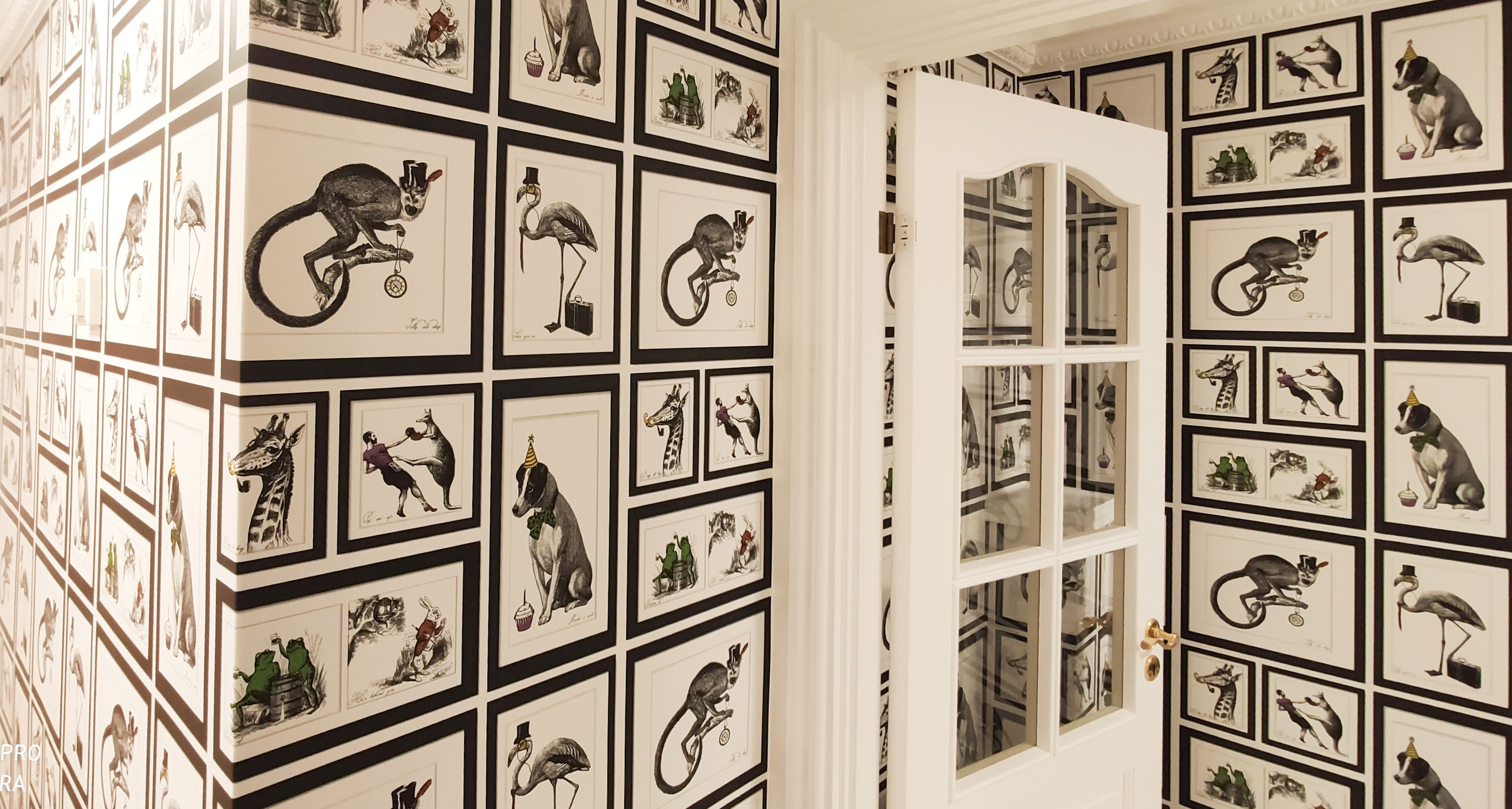 Expert wallpaper installation by Flawless Decorators Jersey